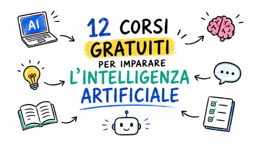 12 corsi gratuiti per imparare l’Intelligenza Artificiale con Claude, Gemini, ChatGPT e Copilot