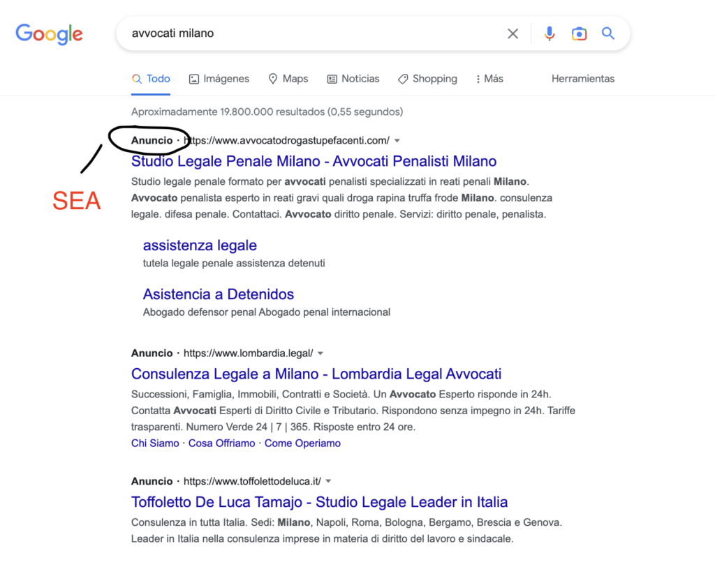 La differenza tra SEO e SEA (e perché entrambi sono importanti) Cosa significa Seo e SEA - DF Studio Design