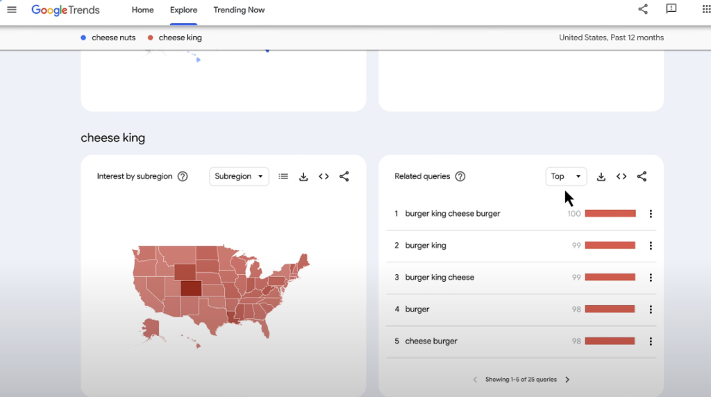 Analisi geografica in Google Trends