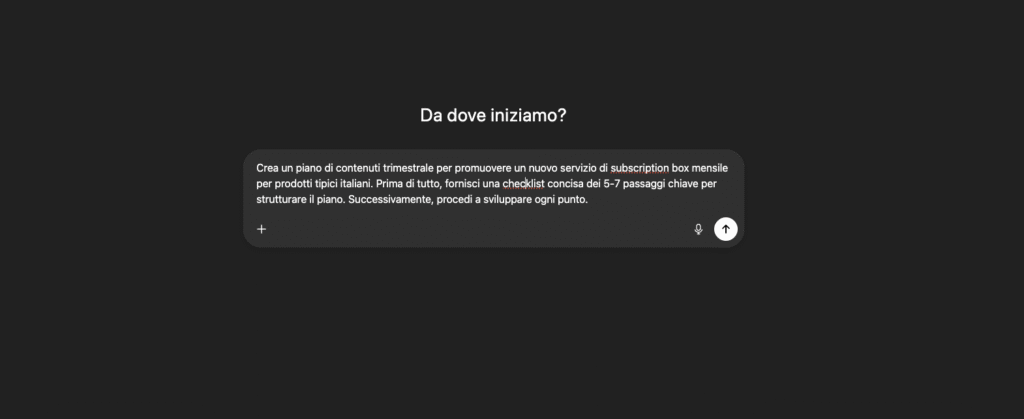 Screenshot su 5 tecniche per come migliorare i tuoi prompt per ChatGPT-5