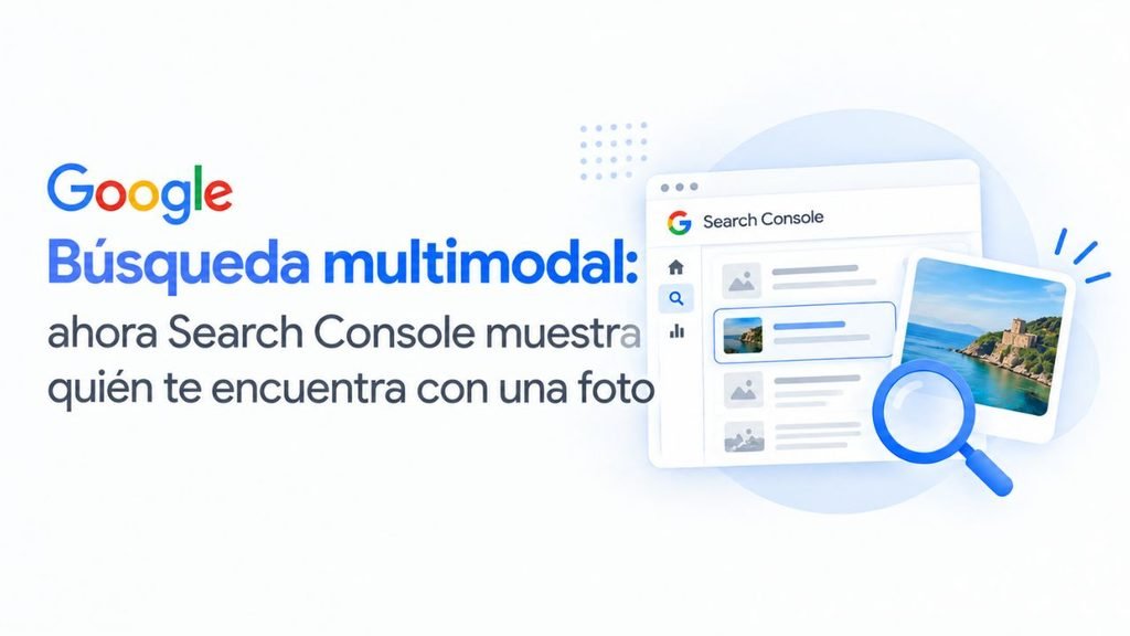 Búsqueda multimodal: ahora Search Console muestra quién te encuentra con una foto
