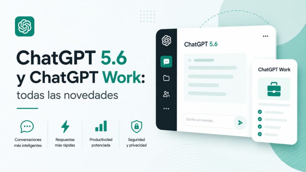 ChatGPT 5.6 y ChatGPT Work: todas las novedades