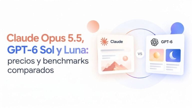 Claude Opus 5.5, GPT-6 Sol y Luna: precios y benchmarks comparados