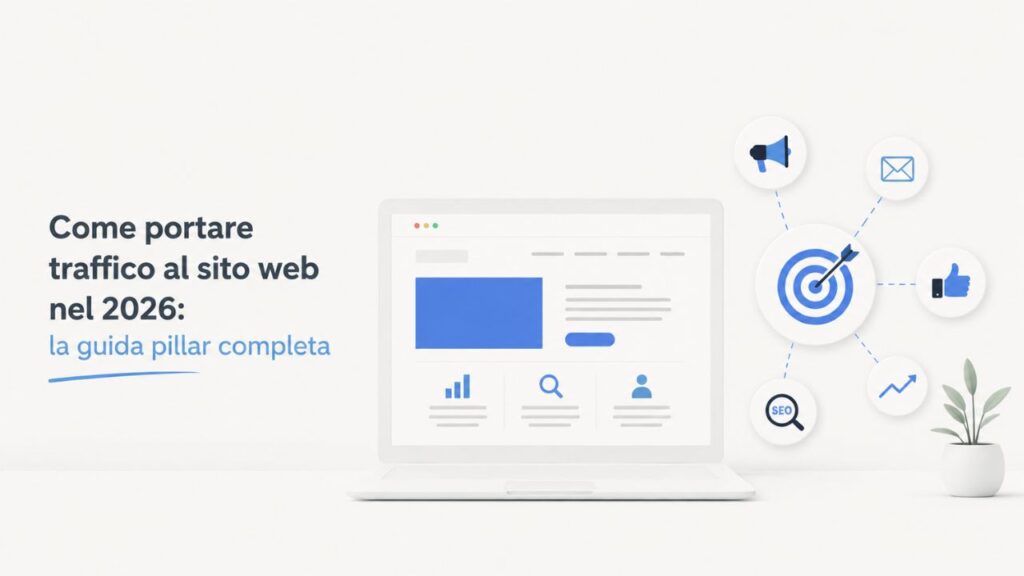 Come portare traffico al sito web nel 2026: la guida pillar completa