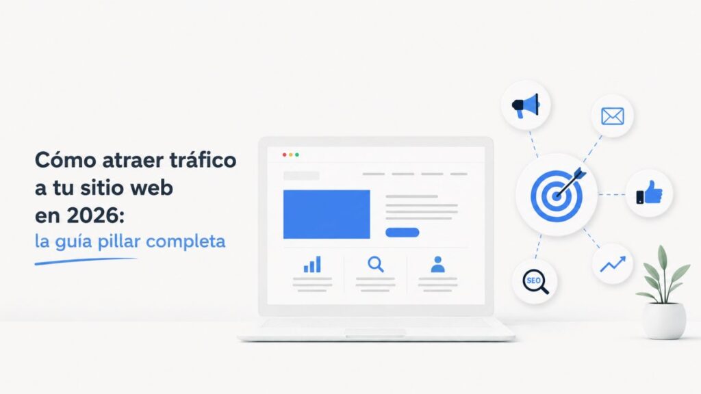 Cómo llevar tráfico a tu sitio web en 2026: la guía pillar completa
