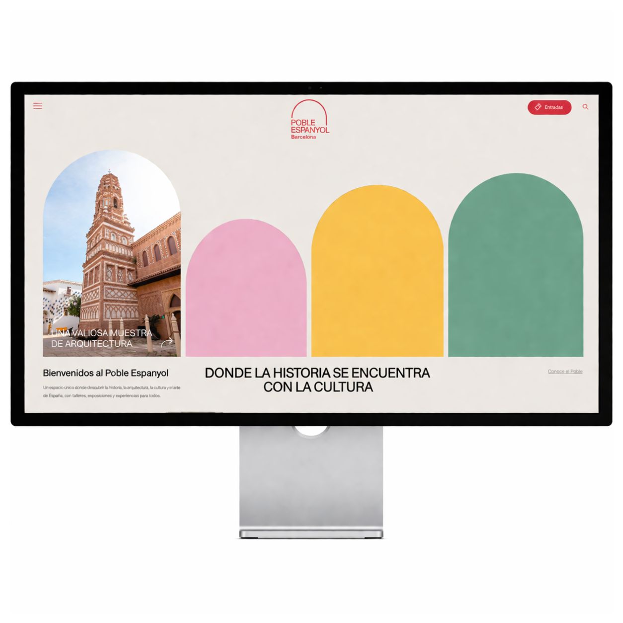 Diseño Web poble espanyol DF Studio Design Barcelona
