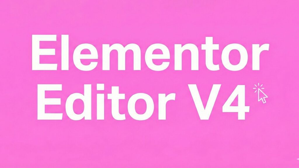 Elementor Editor V4
