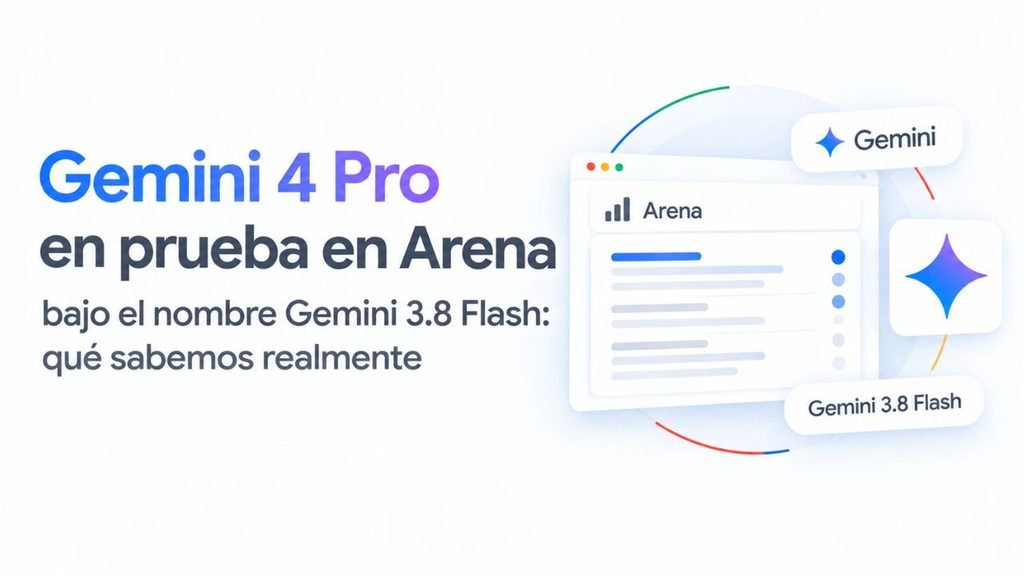 Gemini 4 Pro en pruebas en Arena bajo el nombre Gemini 3.8 Flash: lo que sabemos de verdad