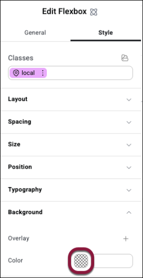 Gestione di Hover e colori CSS editor v4 Elementor