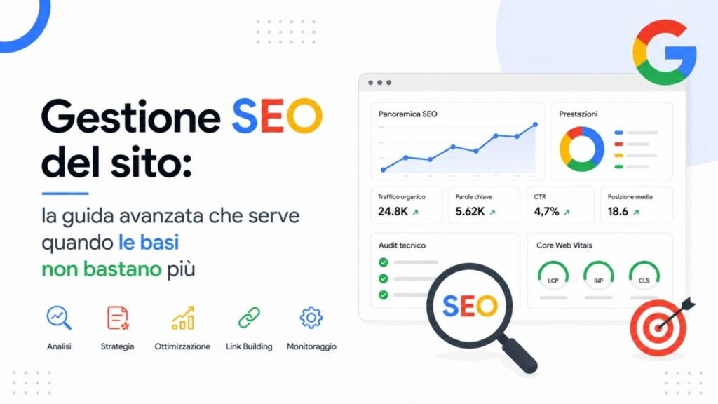 Gestione SEO del sito: la guida avanzata che serve quando le basi non bastano più