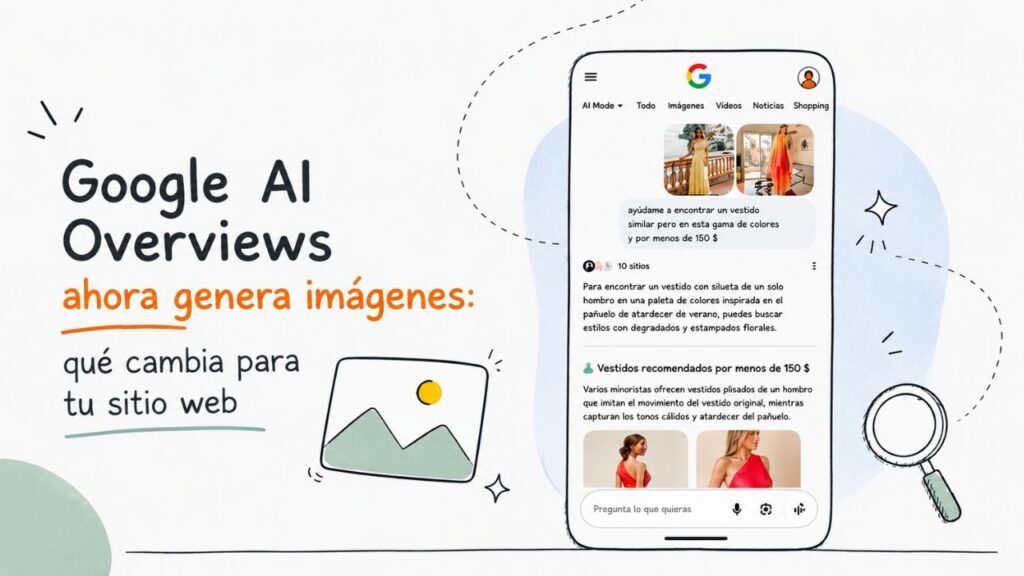 Google AI Overviews ya genera imágenes: qué cambia para tu web