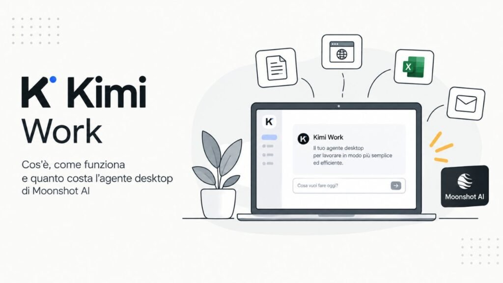 Kimi Work: cos’è, come funziona e quanto costa l’agente desktop di Moonshot AI