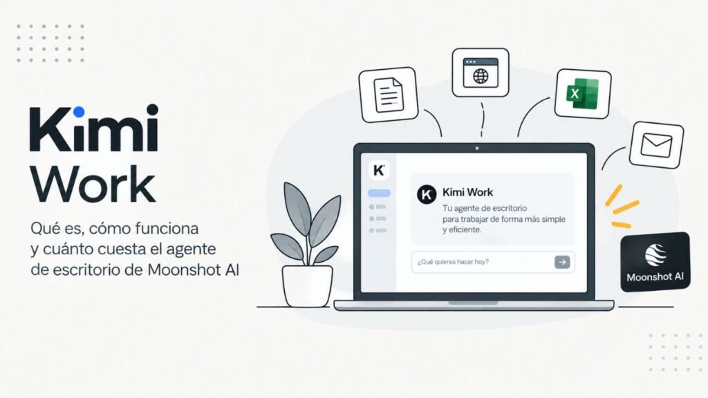 Kimi Work: qué es, cómo funciona y cuánto cuesta el agente de escritorio de Moonshot AI