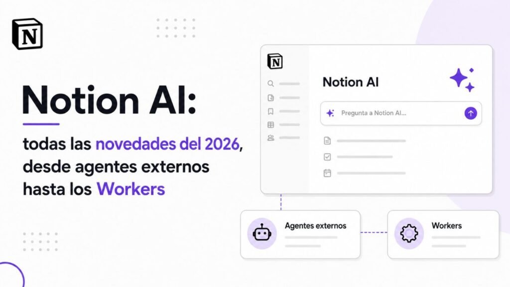 Notion AI: todas las novedades de 2026, de los agentes externos a los Workers
