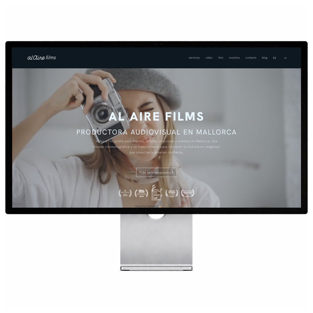 Posicionamiento SEO para un estudio de producción audiovisual en Mallorca realizado por DF Studio Design