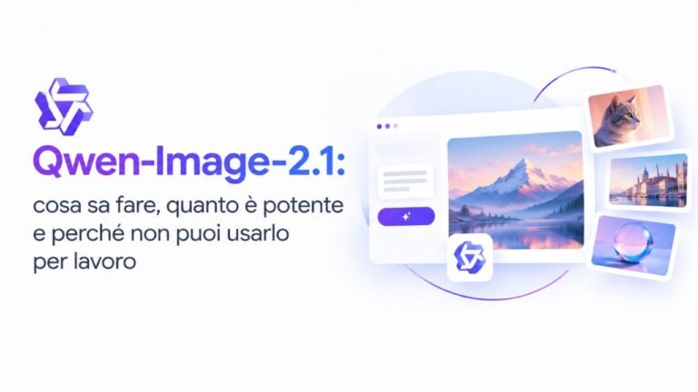 Qwen-Image-2.1: cosa sa fare, quanto è potente e perché non puoi usarlo per lavoro