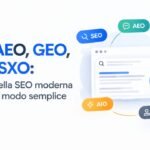 SEO, AEO, GEO, AIO e SXO: le 5 sigle della SEO moderna spiegate in modo semplice