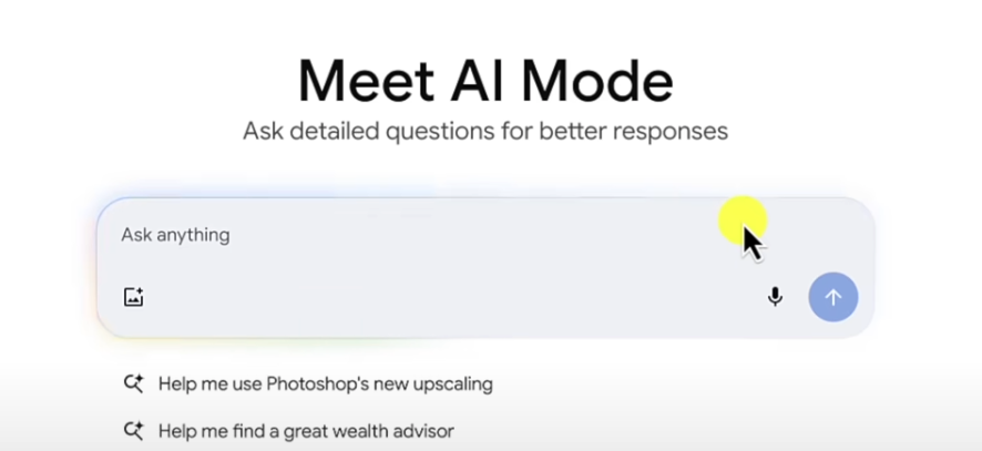 Cos'è esattamente l'AI MODE di Google
