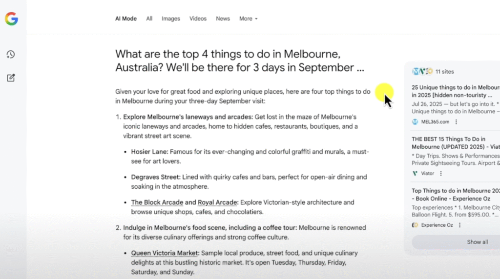 Non solo una risposta, ma un dialogo continuo con AI MODE di Google