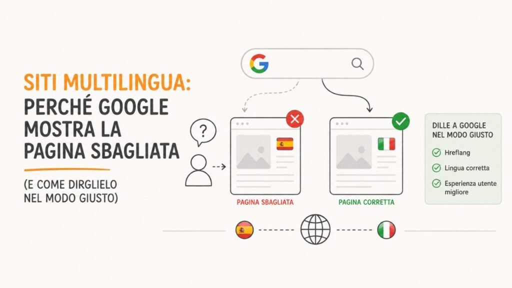 Siti multilingua: perché Google mostra la pagina sbagliata