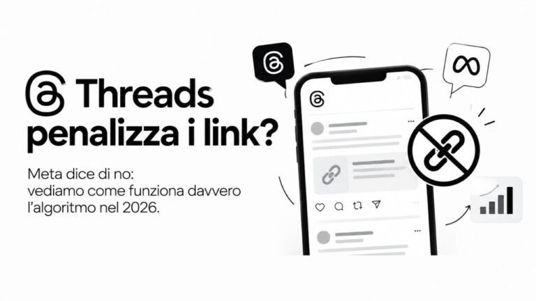 Threads penalizza i link? Meta dice di no: come funziona davvero l'algoritmo di Threads nel 2026