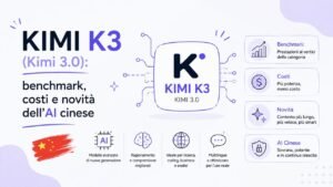 Kimi K3 (Kimi 3.0): benchmark, costi e novità dell'AI cinese