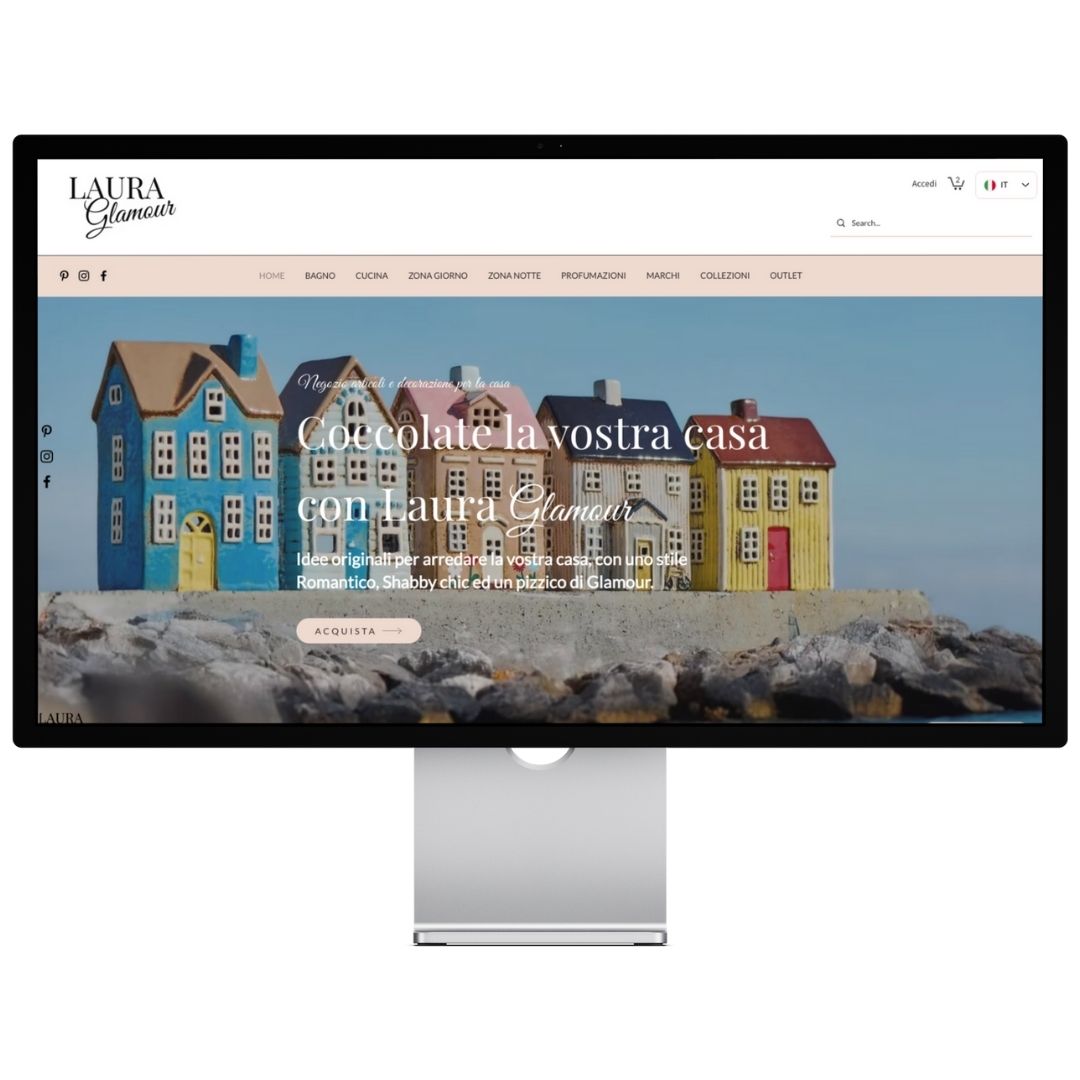 realizzazione sito web per laura glamour vicenza